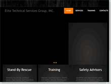 Tablet Screenshot of eliterescueservices.com